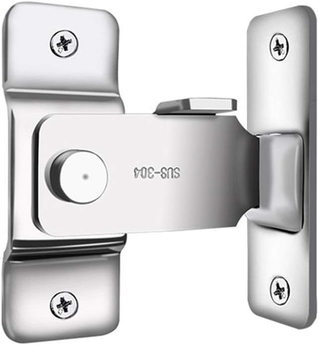 Large Hasp Latches 304 Stainless Steel Sliding Door Chain Locks Security Tools Hardware for Barn Latch