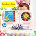 36 Color Washable Finger Paint Set,Kids Funny Fingers Painting with Book,Art Drawing Supplies for Painting DIY Crafts,Gifts,Early Learning