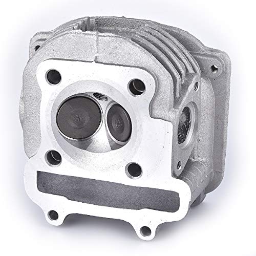 Cylinder Head with Valve Replacement for GY6 150cc Chinese Scooter Moped Parts 157QMJ Engine Without EGR