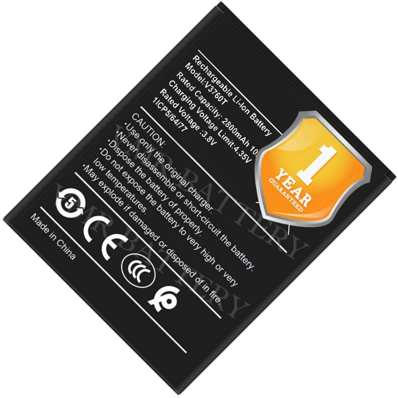 Image of Original V3760T Battery Compatible for Nokia C2 - (2800mAh) - 1 Year Warranty K7