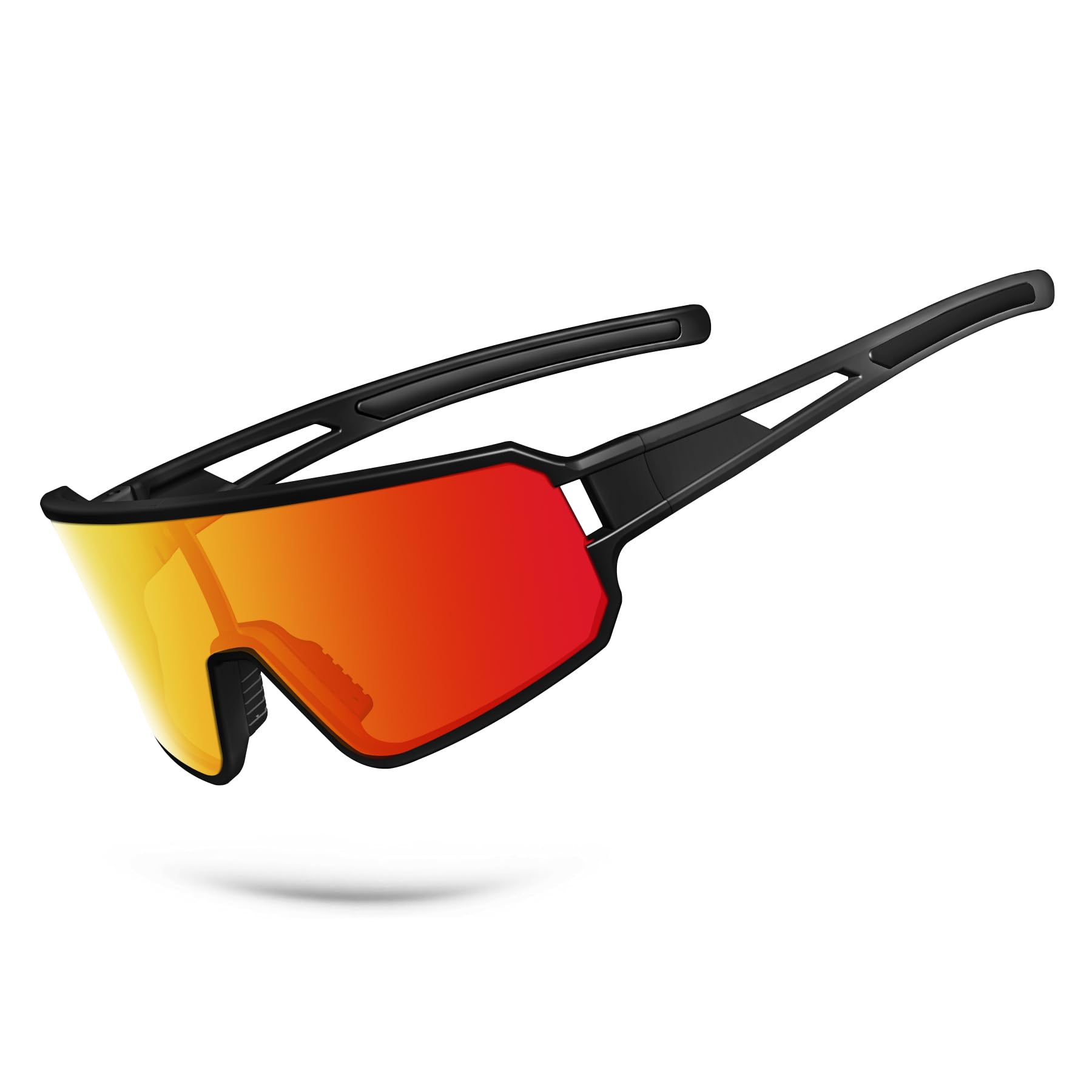 SPOSUNE Polarized Cycling Glasses for Men Women, UV400 Bike Sunglasses - Sport Eyewear for Bicycle Baseball Running MTB
