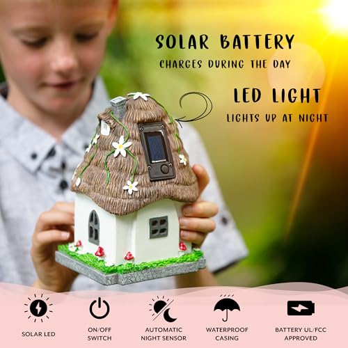 image for WILD PIXY Fairy Garden Kit - 13 Piece Glow in The Dark Fairy Garden Ac
