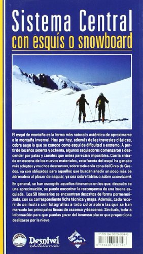 Sistema Central con esquís o snowboard: 50 travesías y los mejores descensos (Guías outdoor) - imagen 2