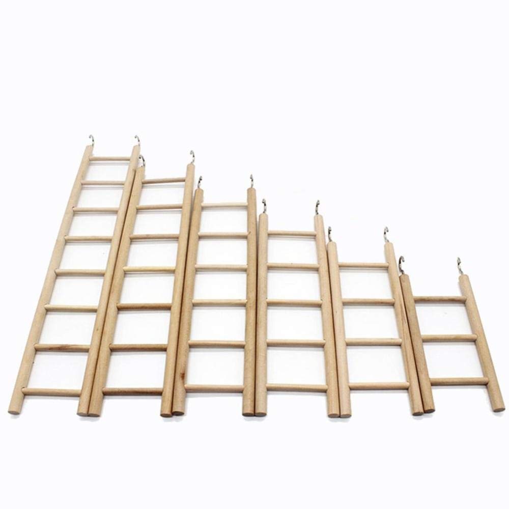 Vogelschaukeln 6St Set Vogelspielzeug Holzleitern Schaukelkratzer Barsch Klettertreppe Vogelkäfig Papagei Haustier Spielzeug Zubehör 1Set