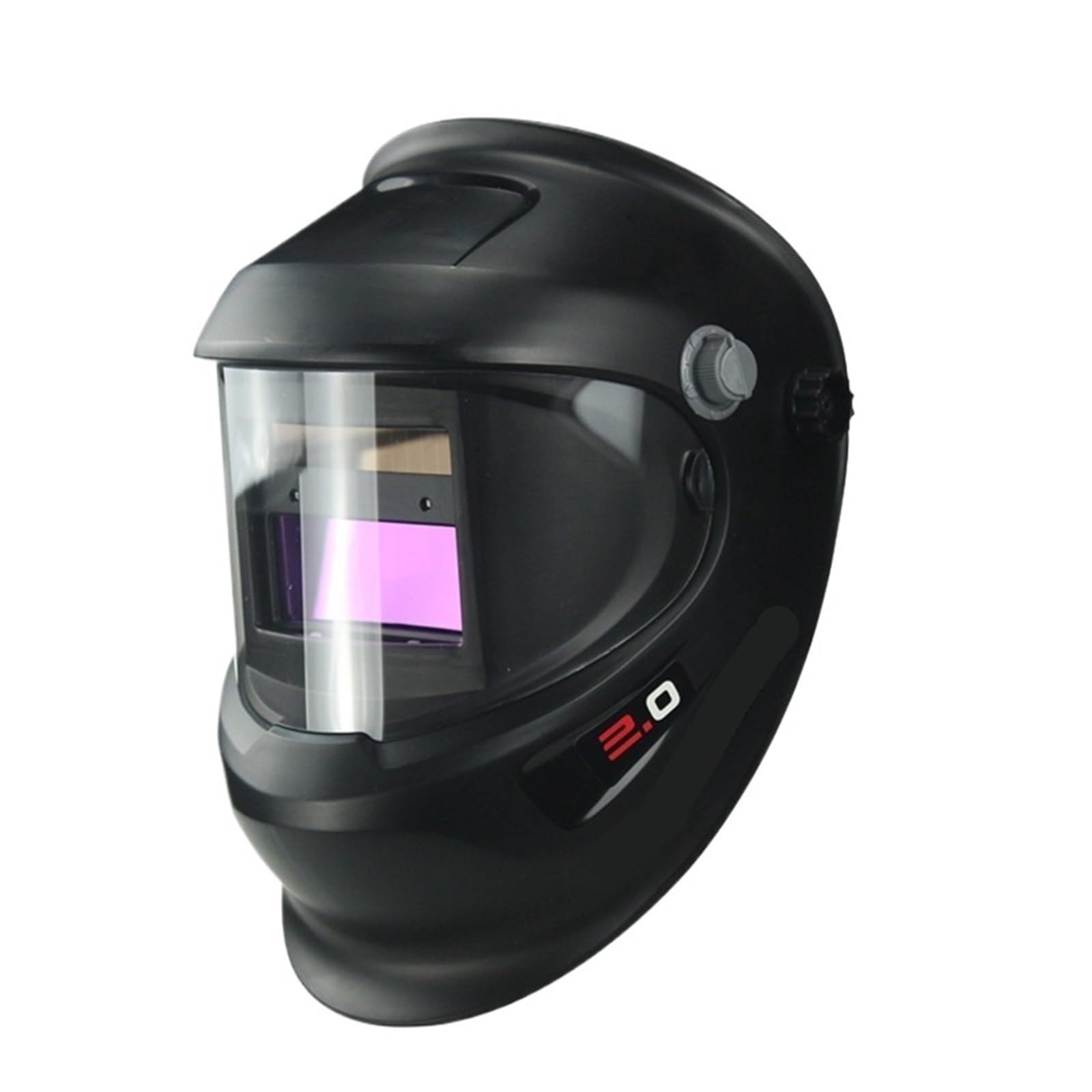 Masque SoudureAutomatique,Casque Soudure Masque d'obscurcissement de soudage monté sur la tête Casque à obscurcissement Automatique entièrement