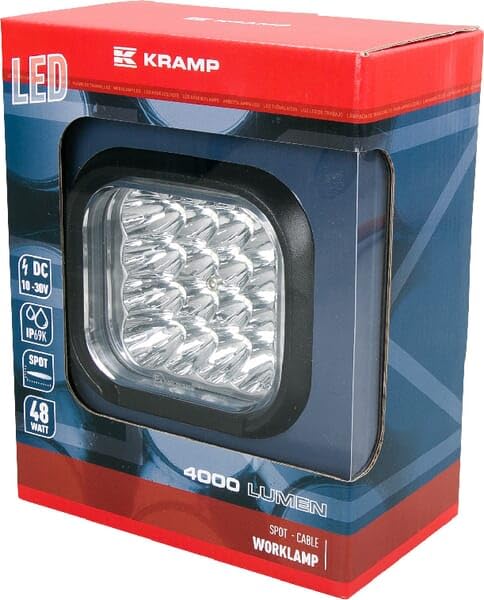 Kramp Reflektor roboczy LED 48 W 4000 lm światło punktowe LA10056