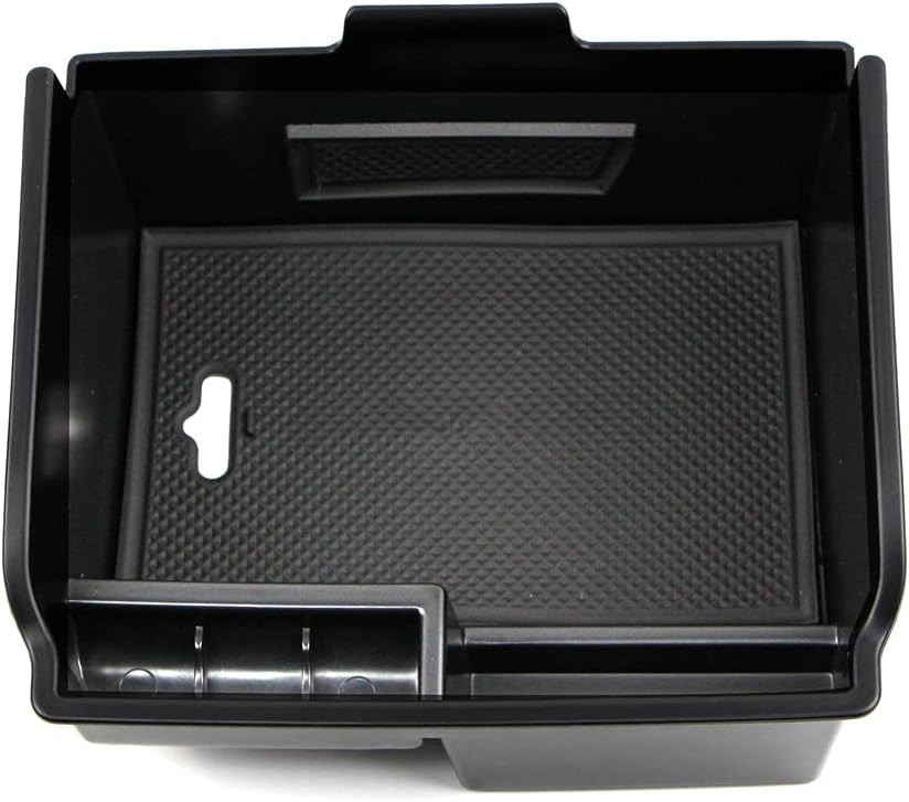 Dreamseek Armrest Storage Box for Toyota Fortuner 2016 2017 2018 2019 2020 2021 Interior Center Console Organizer Holder Tray
