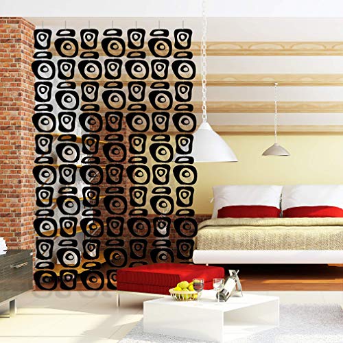 Stylish Mid-Century Modern Black Room Divider DIY Kit - Customizable 5-Panel Home Décor Screen - Image 6