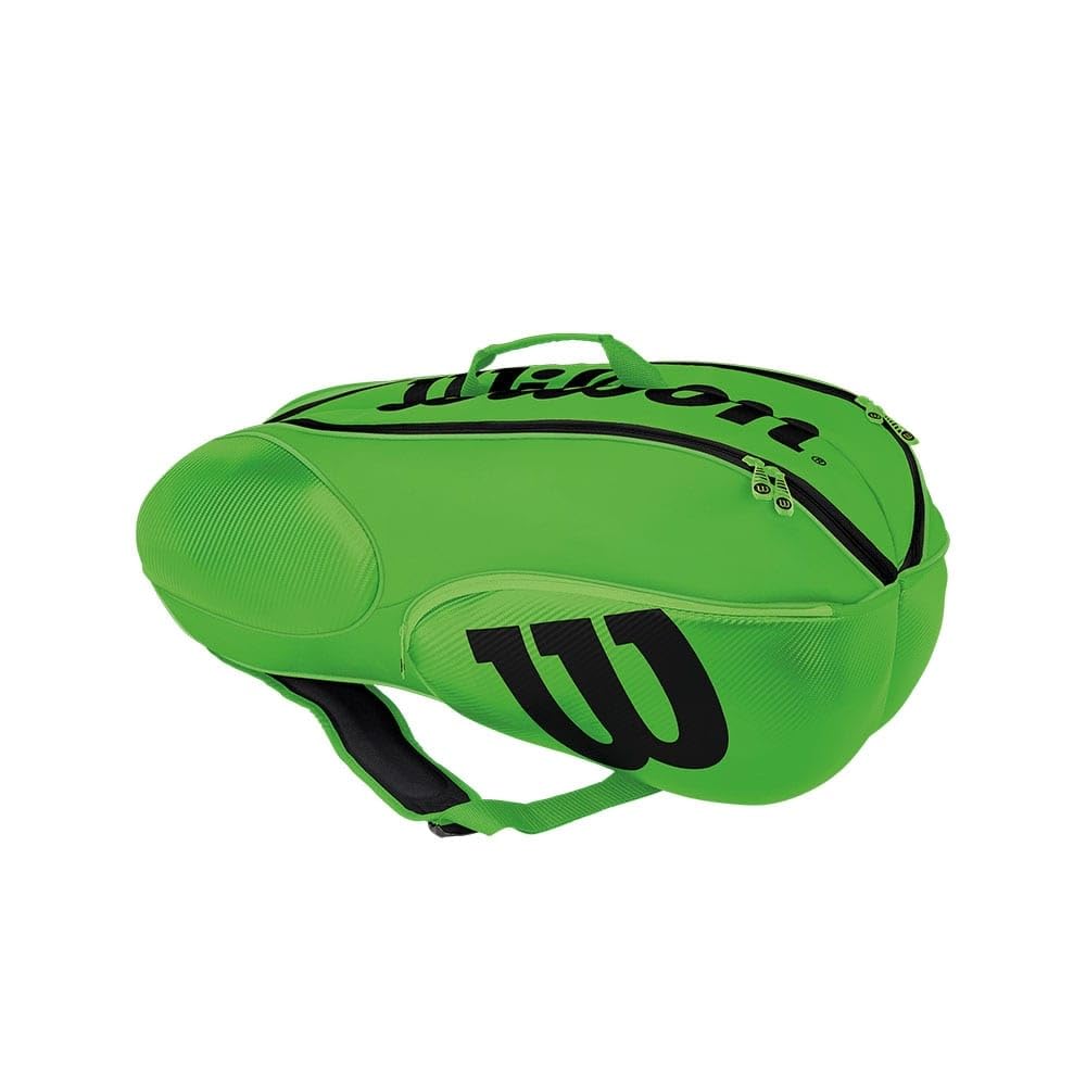 Wilson Artykuły sportowe Mini Vancouver 6-pak torba tenisowa, zielona/czarna
