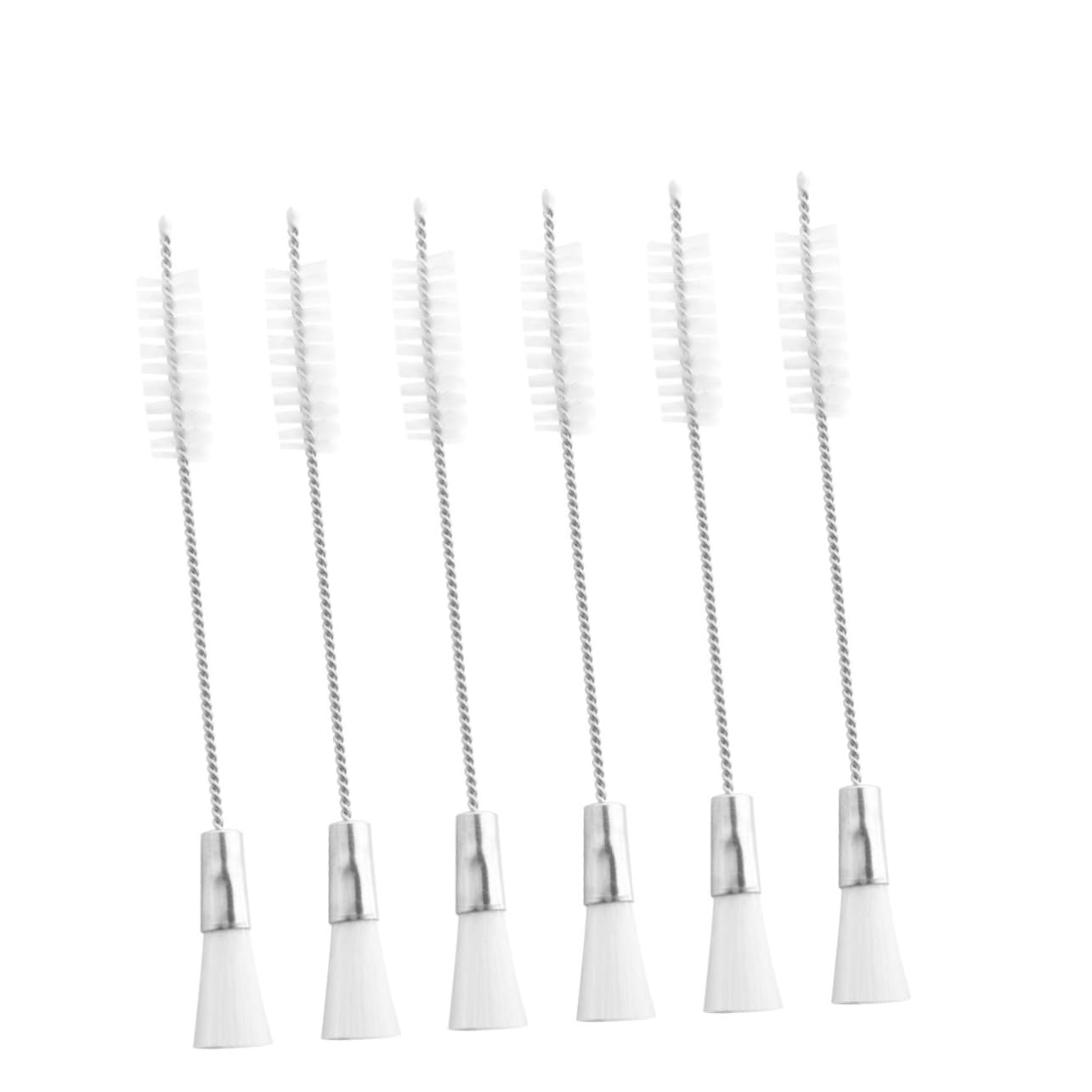 NAMOARLY 6pcs Pastry Nozzle Cleaning Brush Double-headed Cleaning Tool for Easy Kitchen and Dessert Shop Use Practical and Lightweight