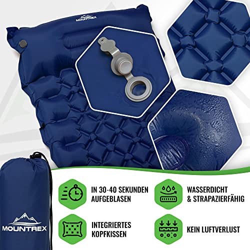 MOUNTREX Sleeping Mat, Outdoor, Camping Air Mattress, Ultralight & Small Pack Size (700 g), Inflatable Mattress - Image 3