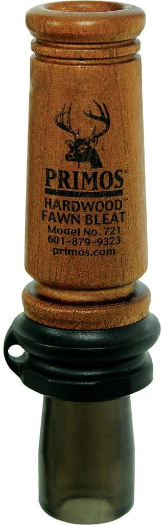 Primos Hunting Hardwood Fawn Bleat Call, Handcrafted for Authentic and Natural Fawn Sounds