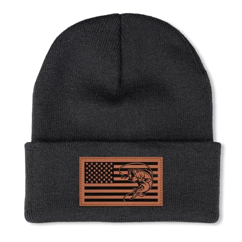 Image of Fishing Gifts for Men American Flag Trucker Hat Mens Fathers Day Christmas Birthday Gifts Fishing Hat for Dad