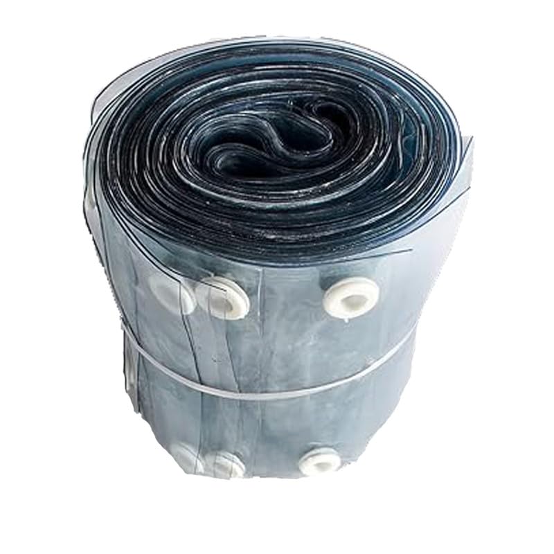 Image of PVC AC Transparent Strip Curtain for Industrial & Commercial Use - Heavy Duty, Anti-Dust, Anti-Insect - Energy Saving - Size: [4.5 ft x 7 ft] 0.50 mm - Clear Vinyl Strip Pack of 1