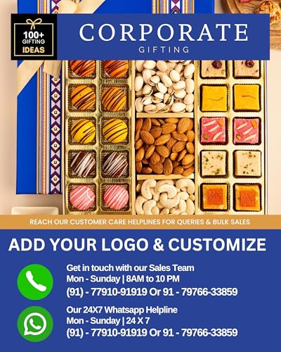 Image of HyperFoods Diwali Gifts for Family and Friends With DryFruit 12 Pcs Marzipan Sweets Gift Diwali Gifts Sweets Gift Dry Fruit Box Cashews Almonds Pistachios Dry Fruits Gift Pack Dryfruits Combo Pack