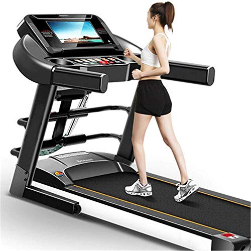 Image of Folding Electric Motorised Treadmill Walking Running Machine 10.1 Inch Color Screen Mute Multifunctional Home Treadmill Easy Operation