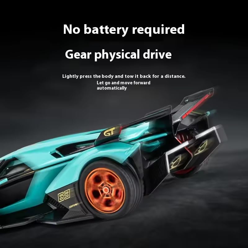 Image of Alokik Enterprise 1:32 Lamborghiini V12 Sports Die-cast Metal Pull Back Car with 2 Openable Doors with Lights and Sound Toy Decoration, Showpiece Car Best Gift Toys for Kids 【Color As Per Stock】