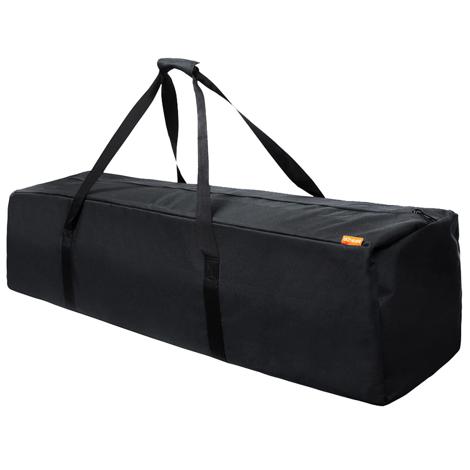 INFANZIA Borsone da viaggio, grande borsone sportivo con cerniera, Nero , 45"x12"x12", Borsone grande