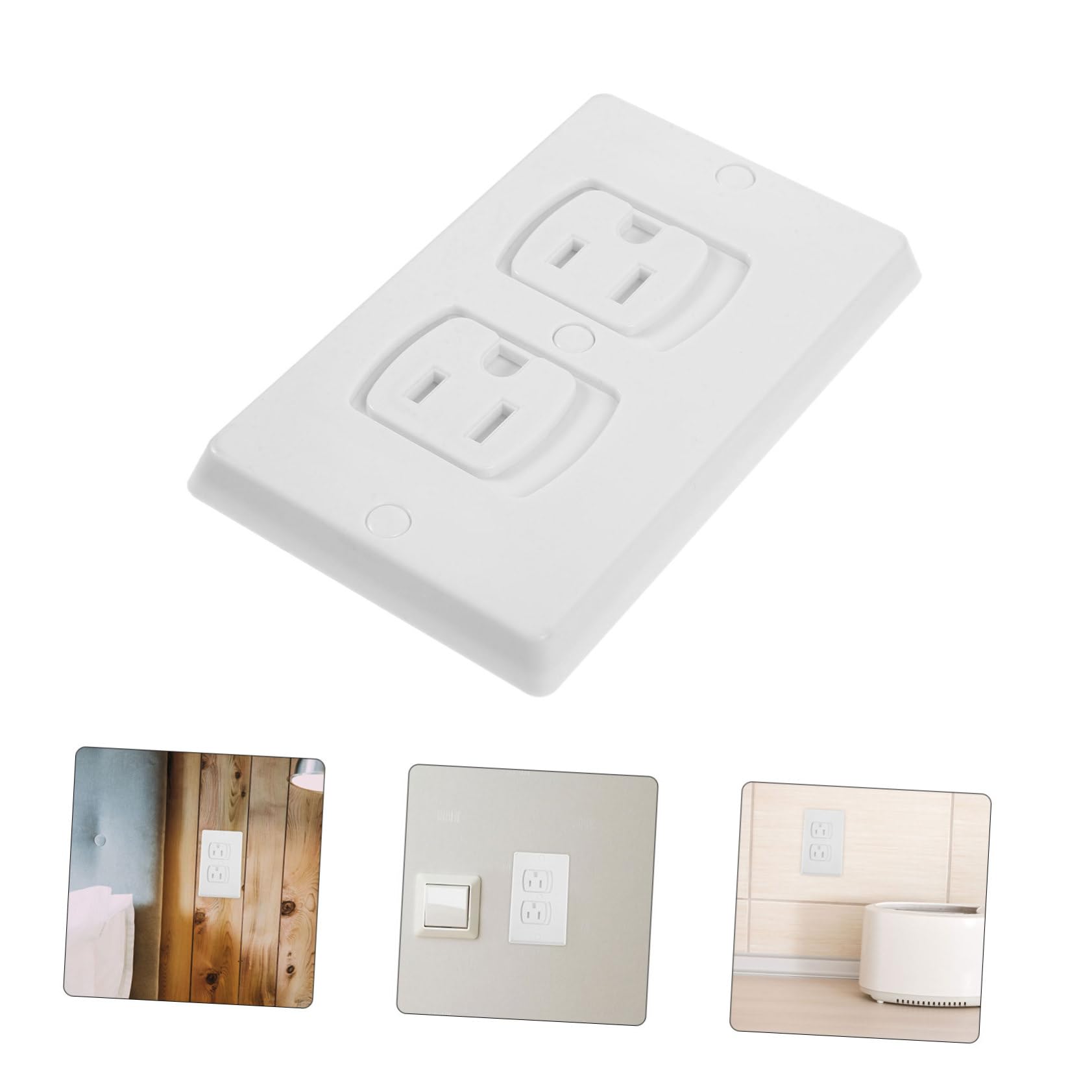 BESTonZON 10pezzi Copriprese Elettriche Per Chiusura Automatica Sicurezza e Design Antiscratch Protezione Completa Per Ambienti Domestici Compatibile Con Standard Internazionali