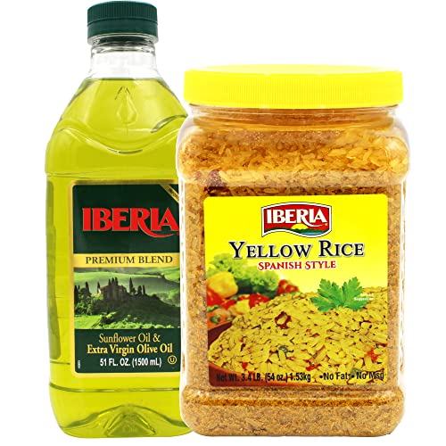 Aceite mezcla oliva extra virgen y girasol 51 oz + arroz amarillo 3.4 lb miniatura 1