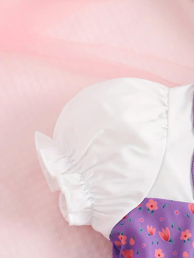 Niren Enterprise Entzückendes Blumenmädchenkleid mit herzförmiger Geldbörse - perfekt für jeden Anlass, 1 Stück
