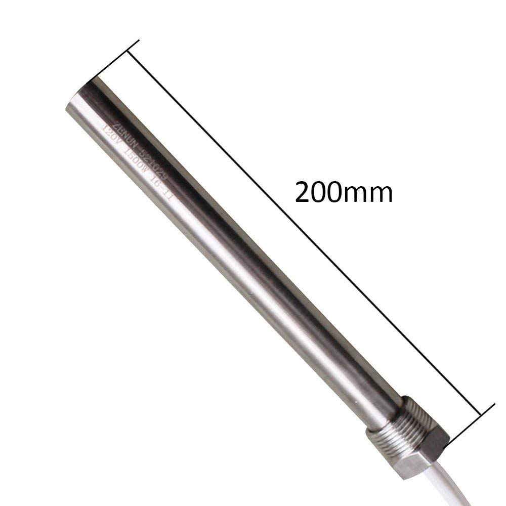 DERNORD Immersion Cartridge Heater 120V 1500W Hot Rod Heating Element  Replacement 3/4 Inch Thread - Amazon.com