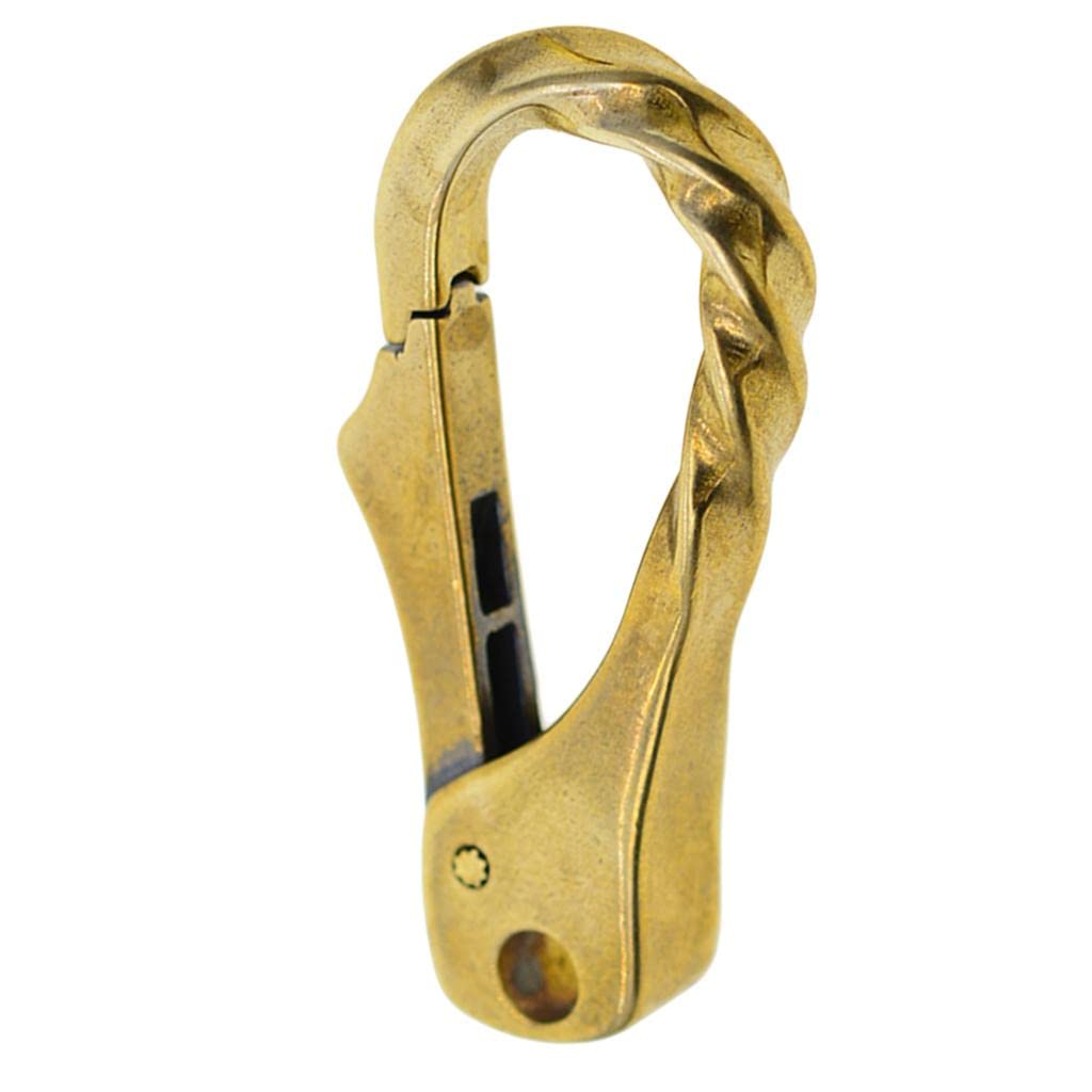 Handmade Fine Brass Twisted Biker Snap Lobster Claw Clasps Hook Keychain DIY Crafts | Beads & Jewelry Making | Jewelry Findings | Jewelry Clasps & Hooks