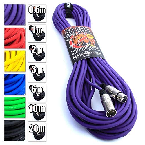 No Bull Nordell Music Gear Premium XLR Cable (Purple