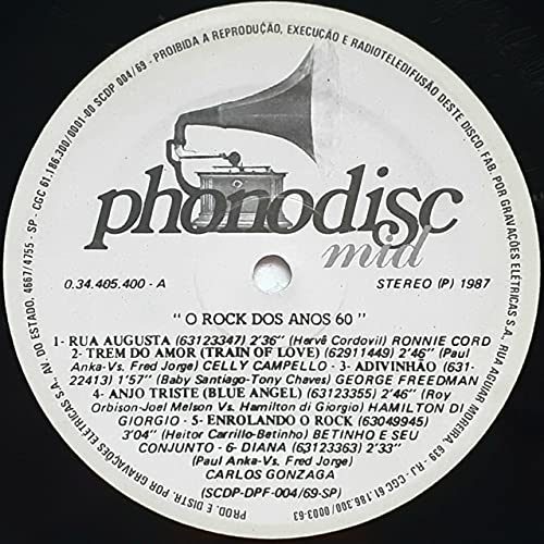 Lp O Rock Nacional Dos Anos 60 - 1987