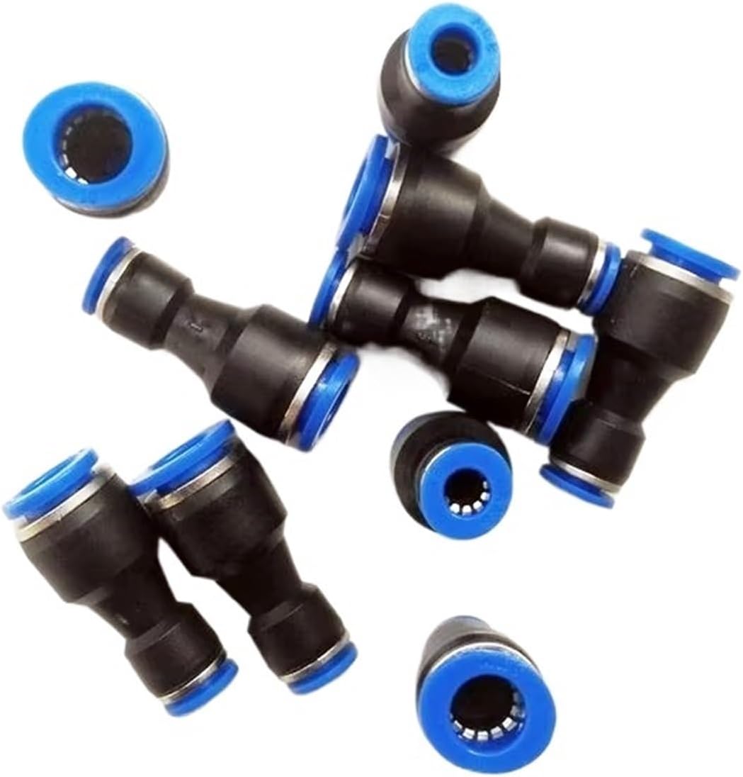 10pcs/lot Pneumatic Air Fitting Change Diameter Connector PG6-4 PG8-6 PG10-8 PG12-10 PG10-6 Union Straight Connector PG12-10(PG10-6)