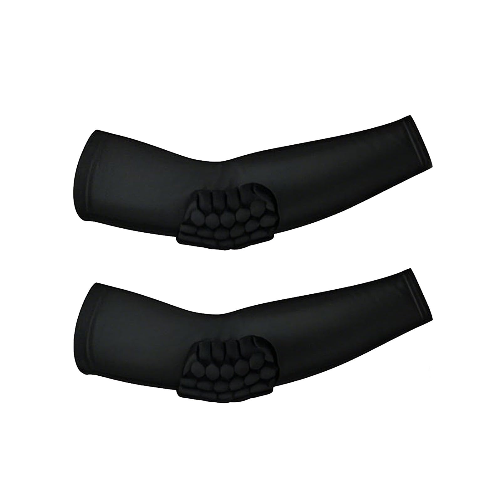 Rembourré Coudiere, Doux Manchon de Compression Bras, Antidérapant Coudiere Sport Protections, Manchons de Protection de Sports Unisexes pour Volleyball Football Basketball Handball (1Pair)