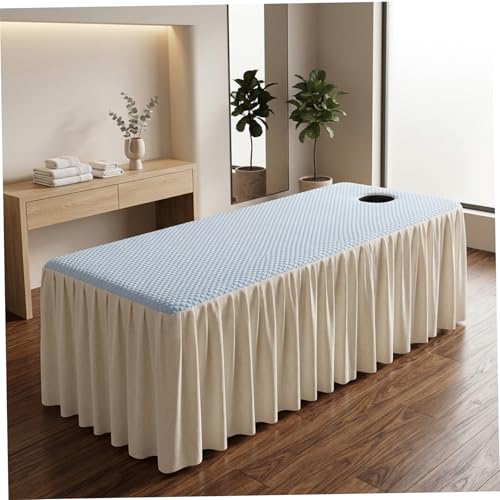 Jupe de table de massage housse lit massage respirante spa 72'' - 5