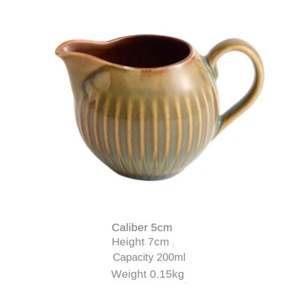 Sauciere Soßenkanne Stabil Ofen Geändert Glasur Keramik Runde Bauch Spitze Mund Milch Soße Eimer Tasse Sauciere Tropffreier Modern
