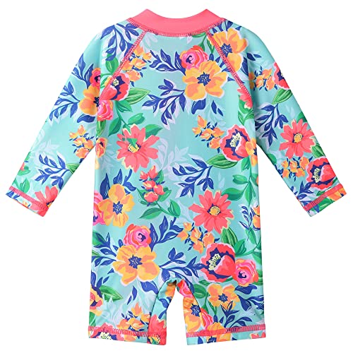 Image of XFGIRLS Baby /Toddler Girls Swimsuit Long Sleeve One-Piece Bathing Suit Rash Guard