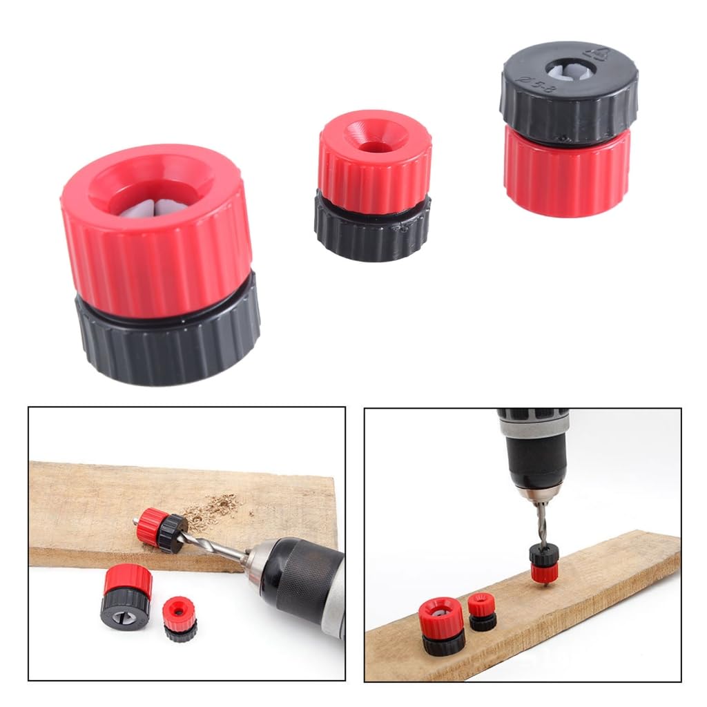 3-13mm Adjustable Drill Depth Stop Collar for 3-5mm Drill Bit Durability Depth Guide Stop for Precise Drilling Tool