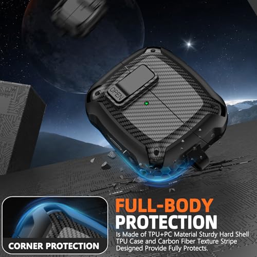 Image of Compatible with Samsung Galaxy Buds3 FE (2025) / Buds3 Pro (2024) / Buds 3 Case (2024) with Secure Lock Clip & Cleaning kit