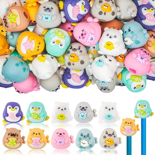 Gommes décoration de crayon animaux de l'océan 3D pour cadeaux de fête enfants