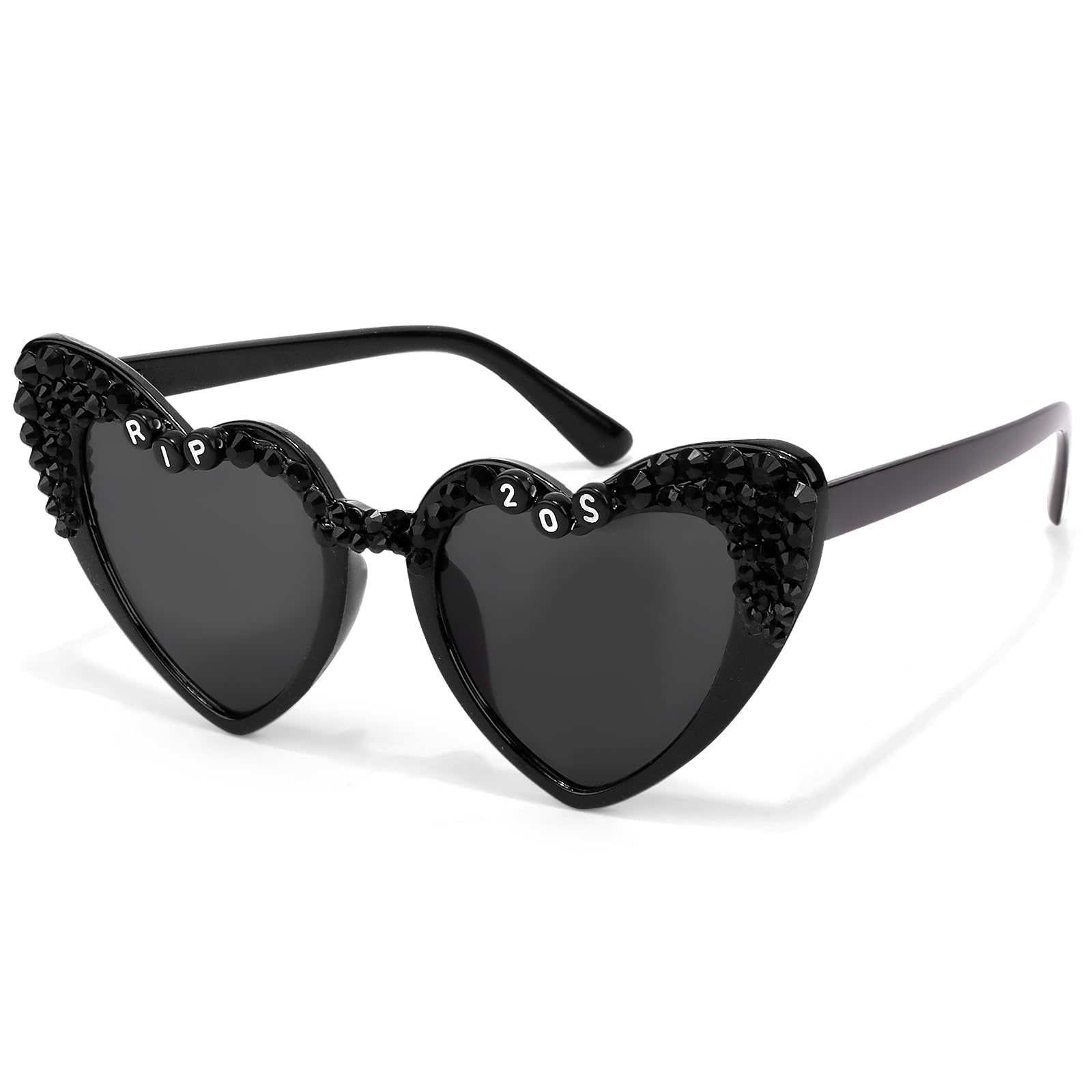 Vovii Rip 20s Birthday Glasses for Funny 30th Birthday Decorations, Black 30th Birthday Sunglasses for 30th Birthday Party Supplies Decor Dress Outfit