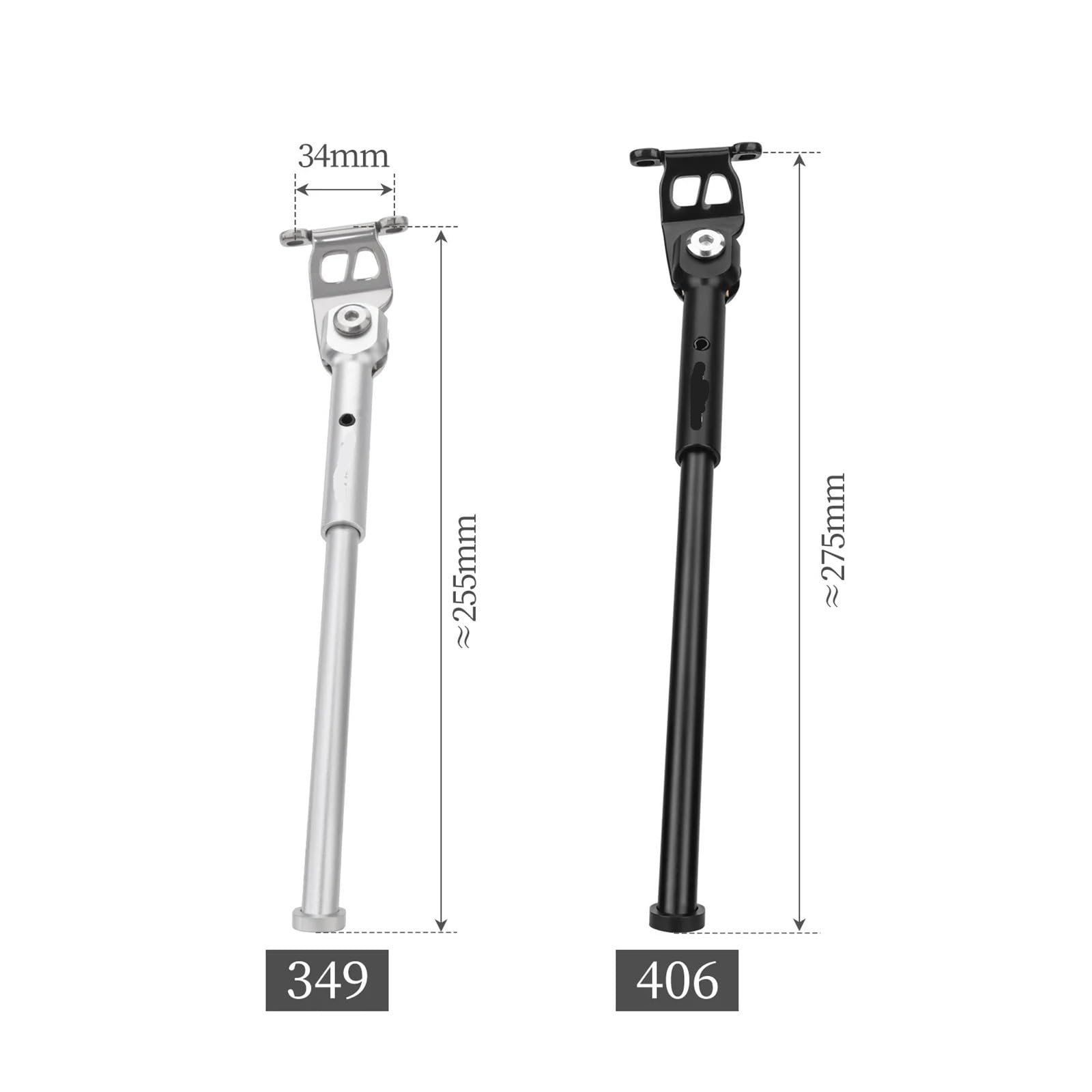 Cavalletto ultraleggero for biciclette tre pieghe 349 406 | Pratico supporto da parcheggio for biciclette pieghevoli da 16 e 20 pollici