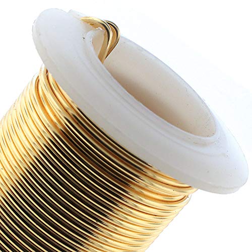 The Beadsmith EA-NTW18-G Wire Elements 18-Gauge Lacquered Tarnish-Resistant Copper Wire For Jewelry Making thumb #2