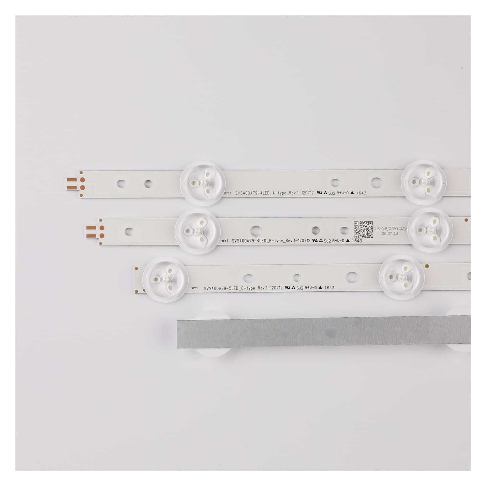 10 Stück/Set 4 0D1333B 40L1333B 40PFL3208T LTA400HM23 LED Backlight-Bar SVS400A79 4LED A B D 5LED C Typ Rev.1 120712(Set Meal)