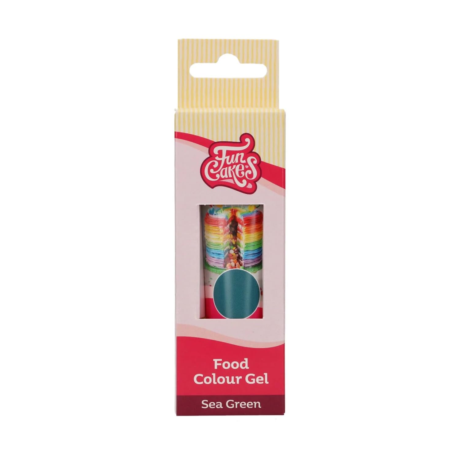 FunCakes Colorante Alimentario Gel Verde Mar 30 g para Fondant, Glaseado, Pasteles