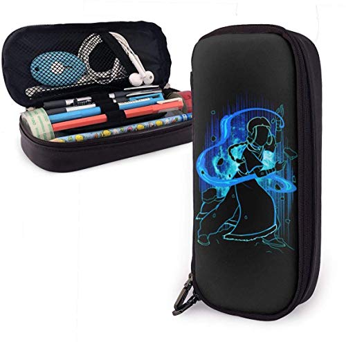 Preisvergleich Produktbild Federmäppchen Großraumspeicher Stift Bleistiftbeutel Schreibtisch Organizer Praktischer Taschenhalter mit Reißverschluss - Last Waterbending Katara