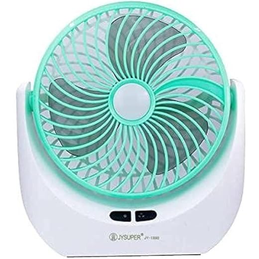 Table Fan Small Portable Desktop Fan with 21 SMD Light Stron