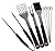 Culina Grilling/BBQ Tool Set. 8-pc. Stainless Steel. Soft Touch Handle
