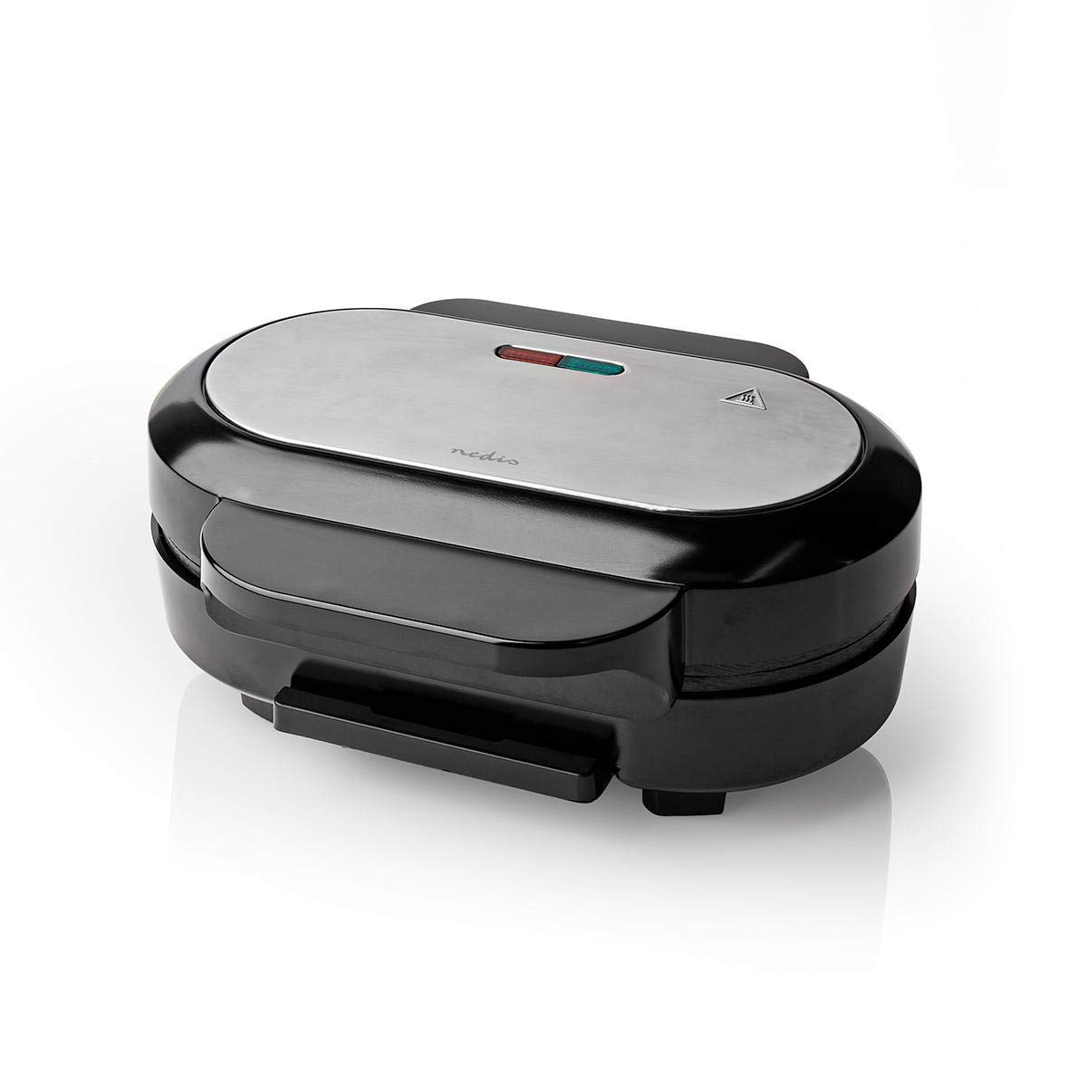 Hamburger Macher - 1000 W - 23.5 x 10.5 cm - Automatischer Temperaturkontrolle - Kunststoff/Metall