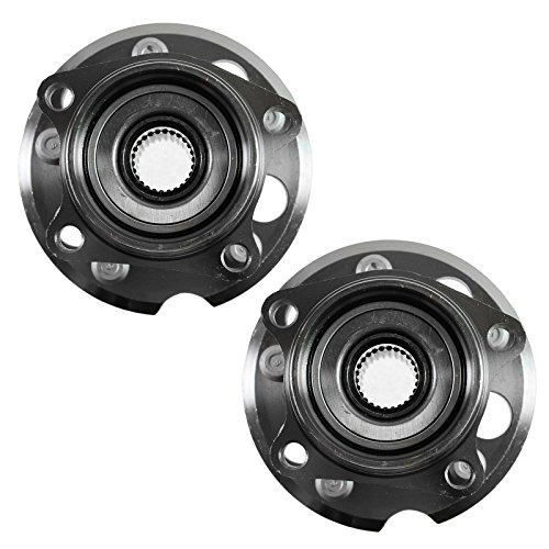 Image of TRQ Rear Left and Right Wheel Bearing and Hub Assembly Set 2 Piece Compatible with 2004-2010 Toyota Sienna All Wheel Drive