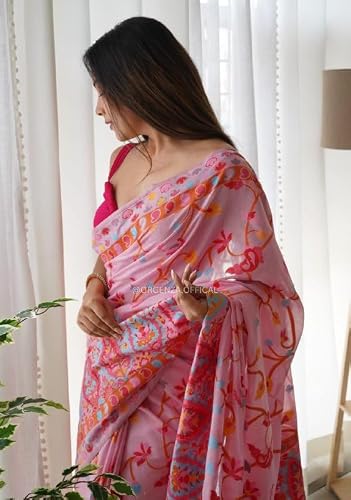 NEOPOL pink kanjivaram silk saree – image 3