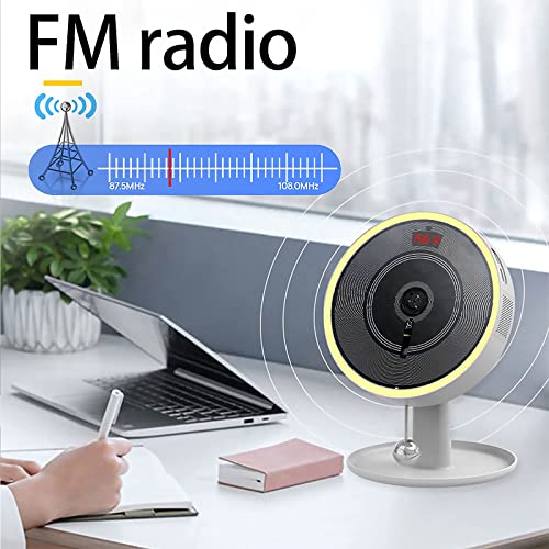 Lecteur CD de table avec télécommande et lumière LED pour la chambre - 3