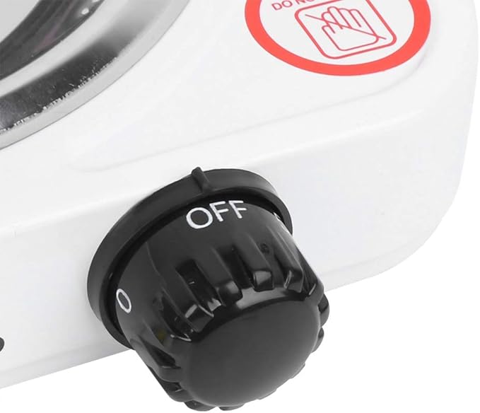 Estufa Eléctrica Portátil de 1 Puesto 1000W Compacta miniatura 8